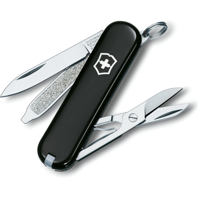 Нож-брелок Victorinox Classic SD 0.6223.3, чёрный